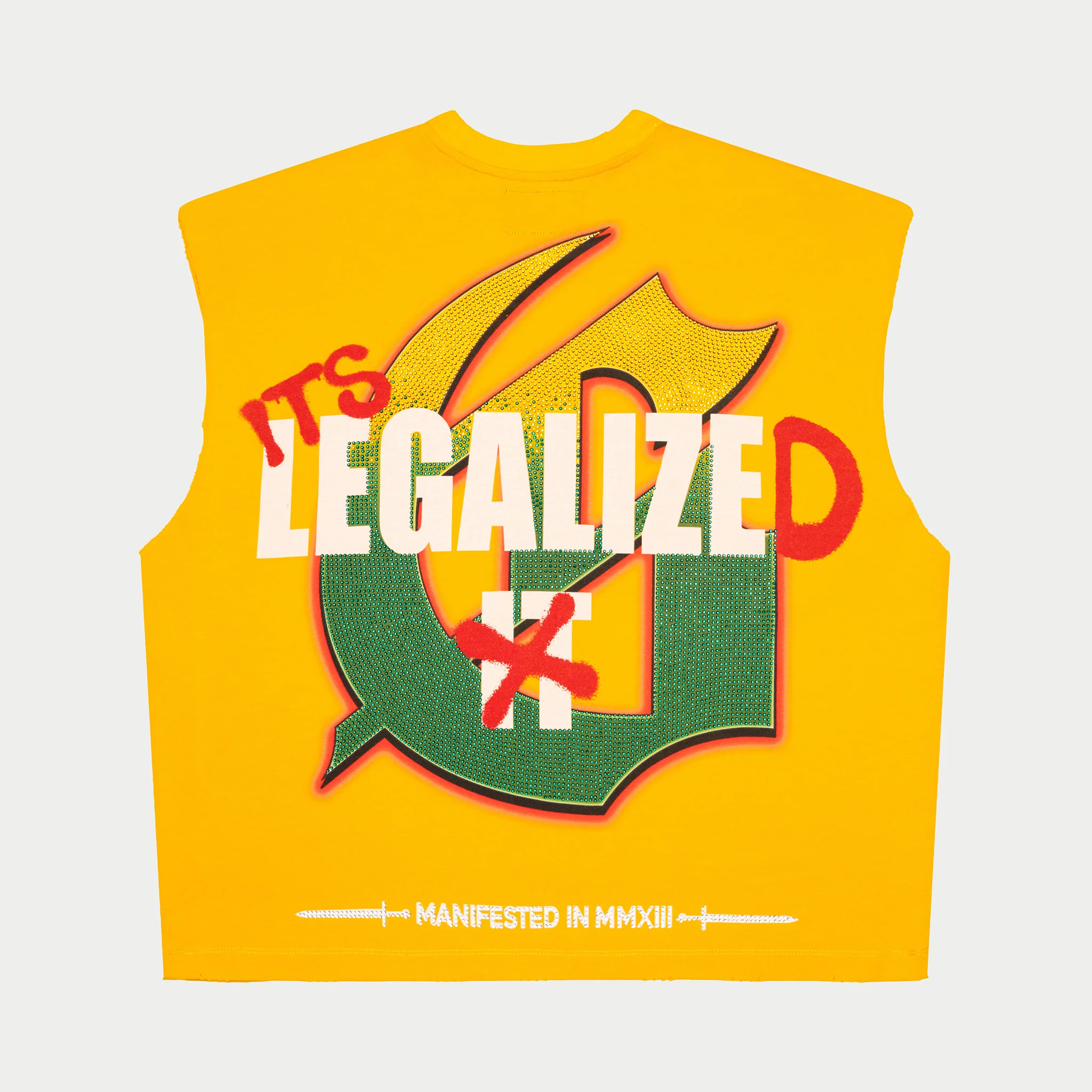 420 Indoor Vvs Sleeveless (Yellow) - Image 3