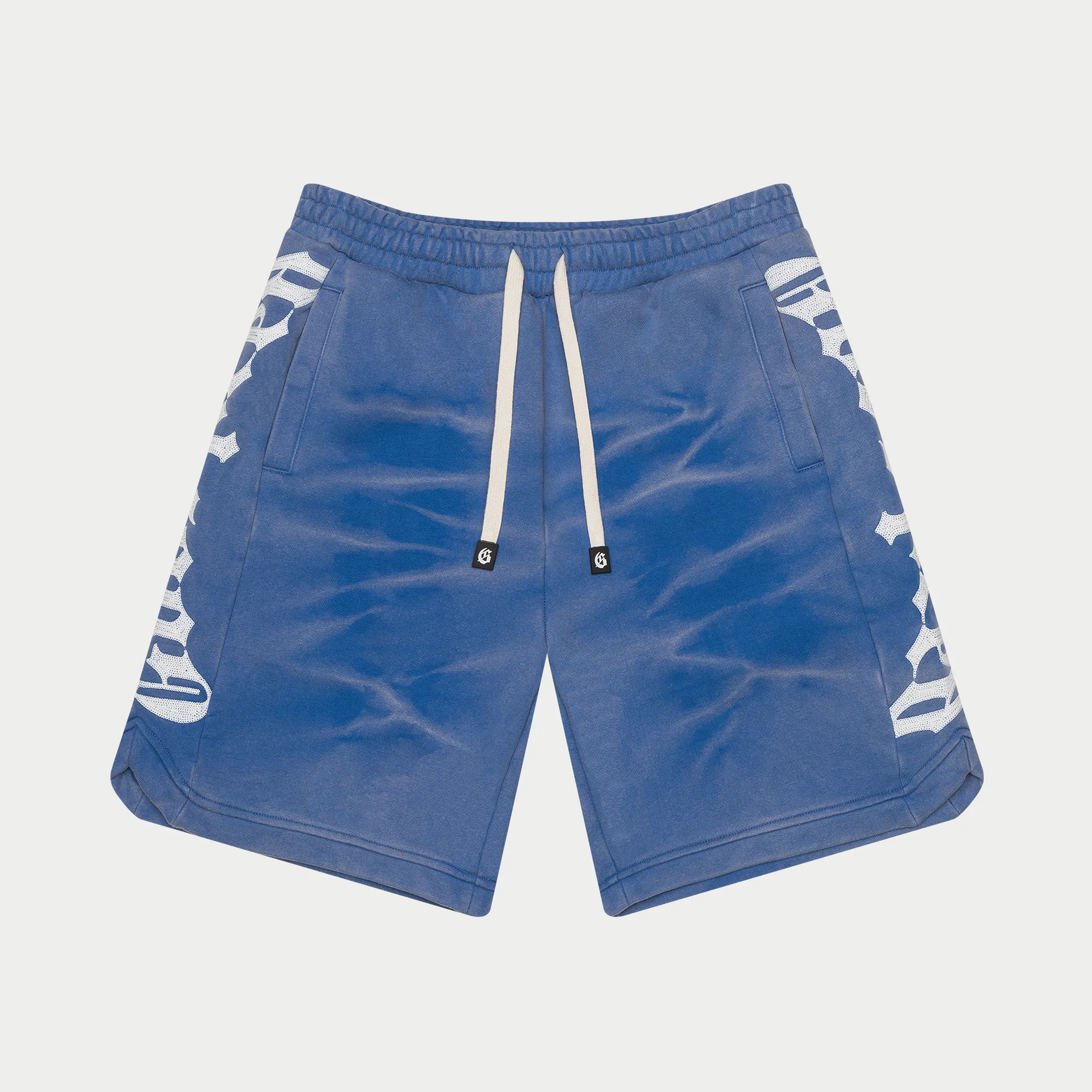 Courtside Shorts (Blue Tie Dye)