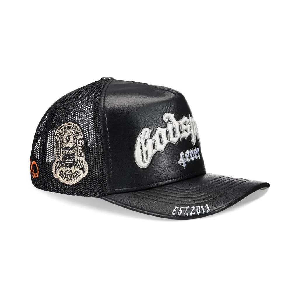 Gs Forever Premium Leather Trucker Hat - Image 3