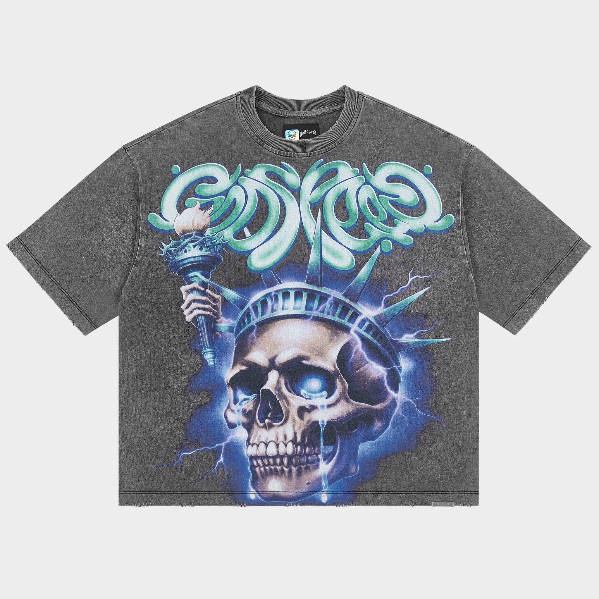 Liberty Tears T-Shirt (Grey Wash)