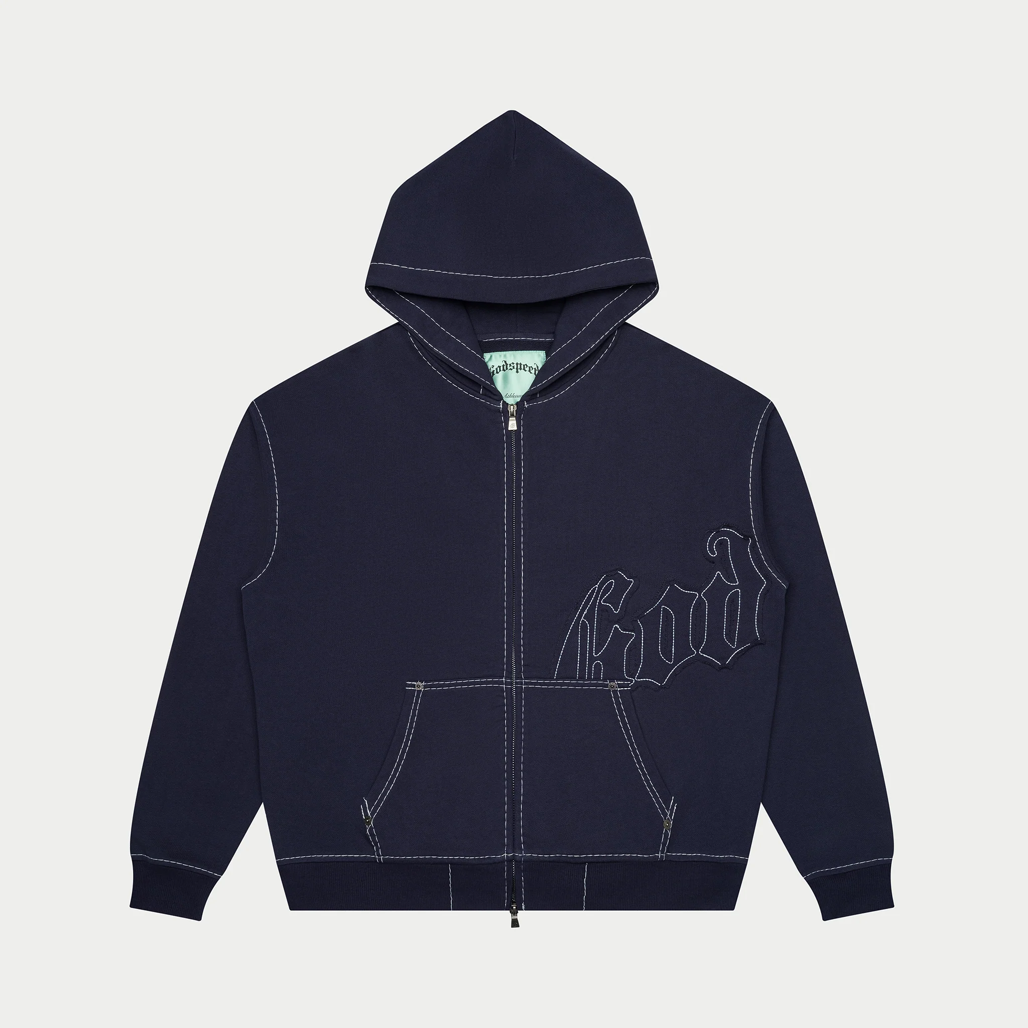 Og Logo Sweatsuit Stitched (Navy) - Image 3