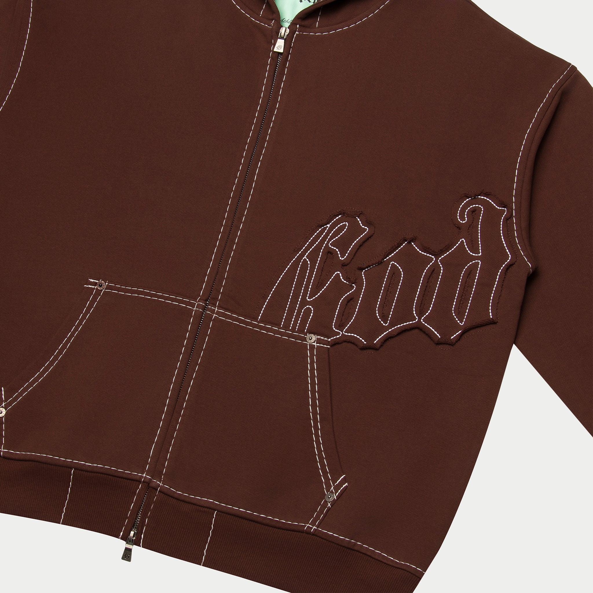 Og Logo Sweatsuit Stitched (Mocha) - Image 4