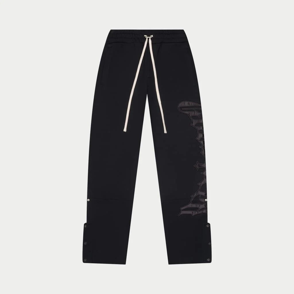 Og Logo Sweatsuit V2 (Black Satin/Black) - Image 4
