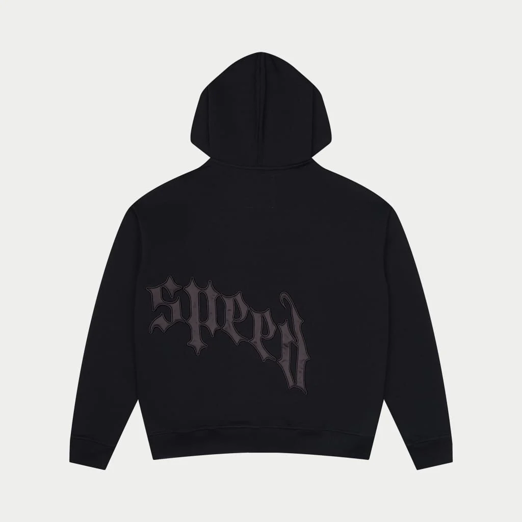 Og Logo Sweatsuit V2 (Black Satin/Black) - Image 7